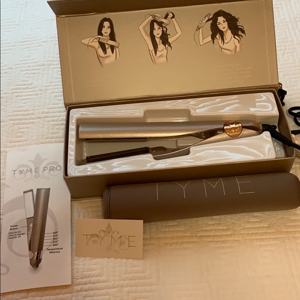 TYME PRO CURLER & FLAT IRON